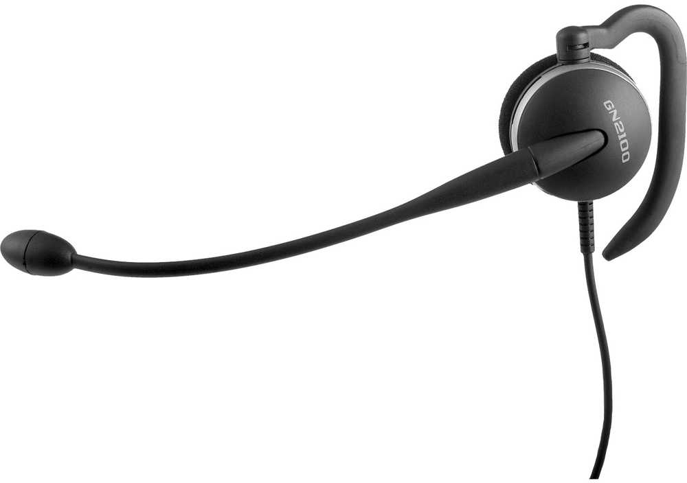 Ausinės Jabra GN2100 Cuffie 3-in-1, monochrominės, Juodos