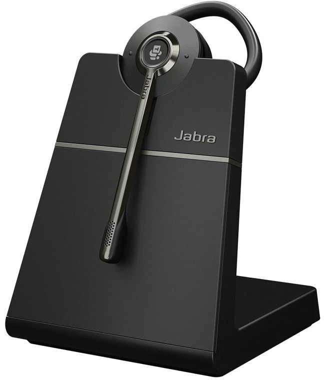 Jabra Engage 55 ausinės įkrovimo stotelėje