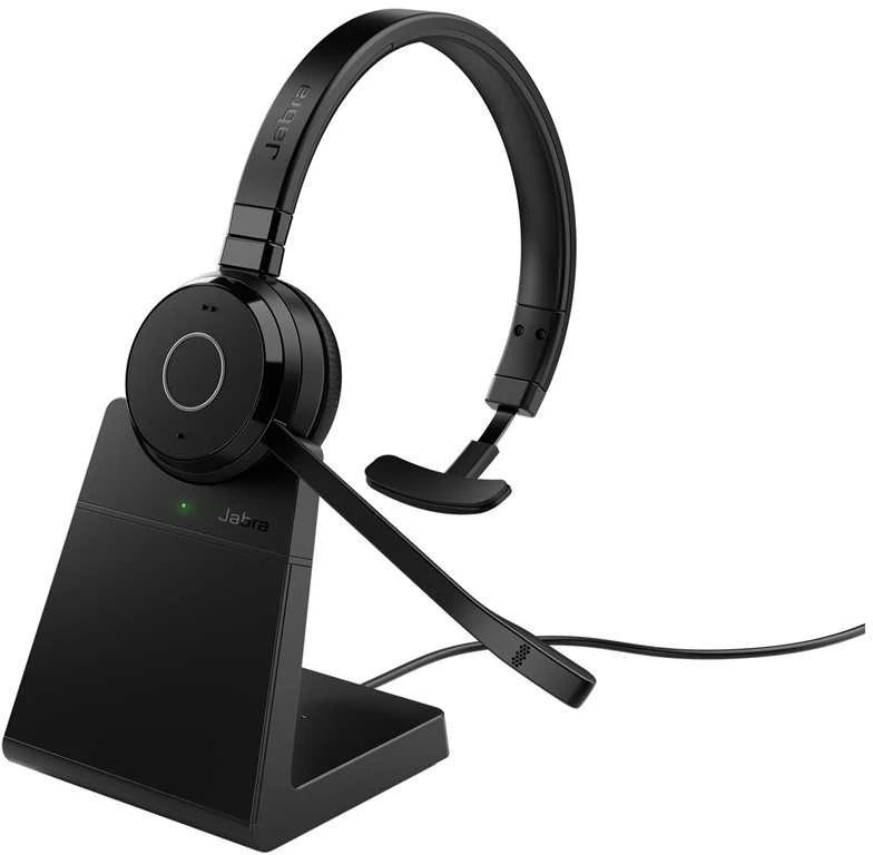 Jabra Evolve 65 TE ausinės su įkrovimo stovu