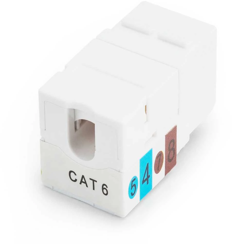Assmann Electronic DIGITUS Keystone Modul Cat6 RJ45 neekranuoto kabelio montavimas per E klasės LSA juosteles