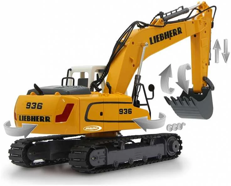 Carruzzo Jamara Liebherr R936 Radijo bangomis valdomas (RC) modelis Ekskavatorius Elektrinis variklis 1:20