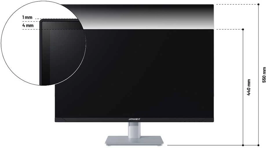 Carruzzo JAPANNEXT JN-IPS275K-HSPC9 kompiuterio monitorius 68,6 cm (27″) 5120 x 2880 pikseliai 5K Ultra HD LED Juoda, Sidabras