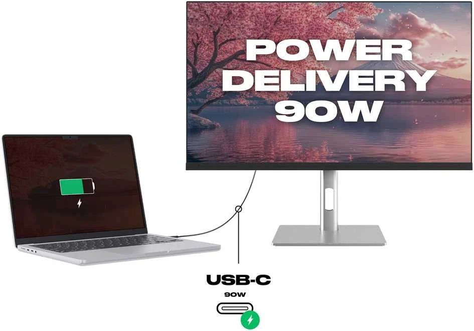 Carruzzo JAPANNEXT JN-IPS275K-HSPC9 kompiuterio monitorius 68,6 cm (27″) 5120 x 2880 pikseliai 5K Ultra HD LED Juoda, Sidabras