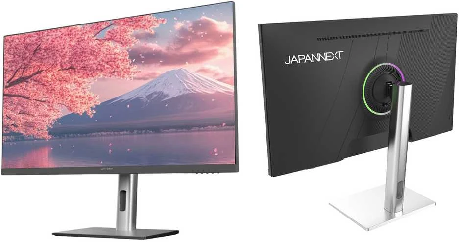 Carruzzo JAPANNEXT JN-IPS275K-HSPC9 kompiuterio monitorius 68,6 cm (27″) 5120 x 2880 pikseliai 5K Ultra HD LED Juoda, Sidabras