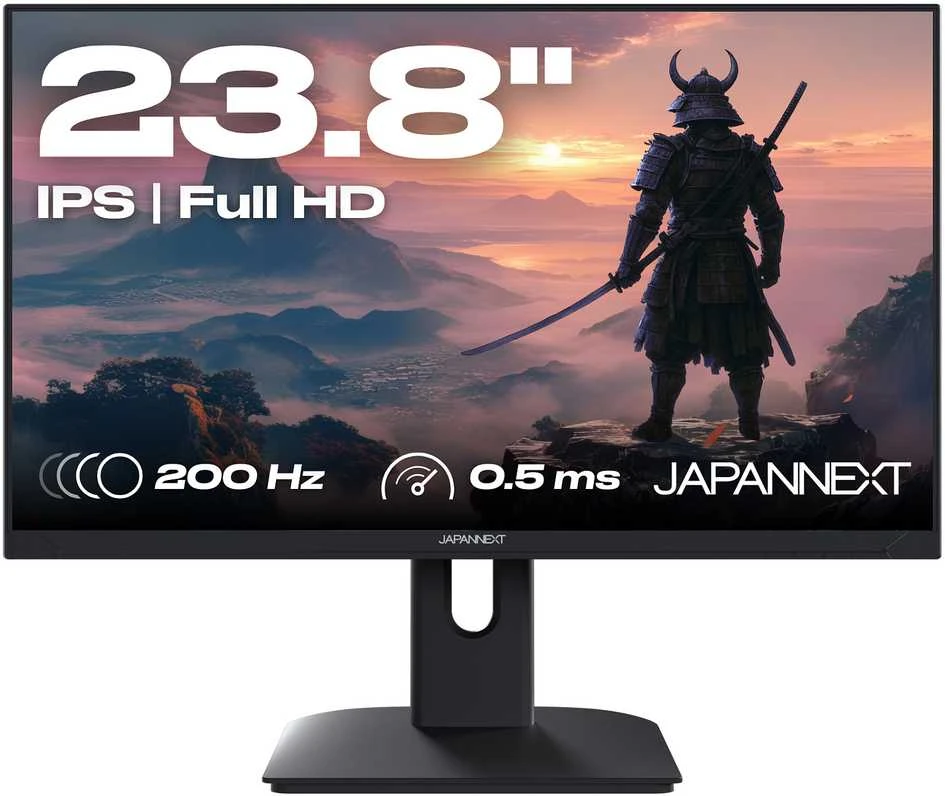 Carruzzo JAPANNEXT JN-I238FHD200F kompiuterio monitorius 60,5 cm (23.8″) 1920 x 1080 pikseliai „Full HD“ LCD Juoda