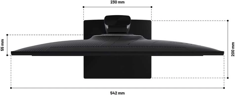 Carruzzo JAPANNEXT JN-I238FHD200F kompiuterio monitorius 60,5 cm (23.8″) 1920 x 1080 pikseliai „Full HD“ LCD Juoda