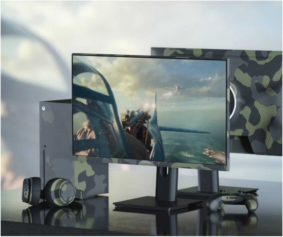 Carruzzo JAPANNEXT JN-IPS238FHD200F-HSP-CAMO kompiuterio monitorius 61 cm (24″) 1920 x 1080 pikseliai „Full HD“ LCD Juoda