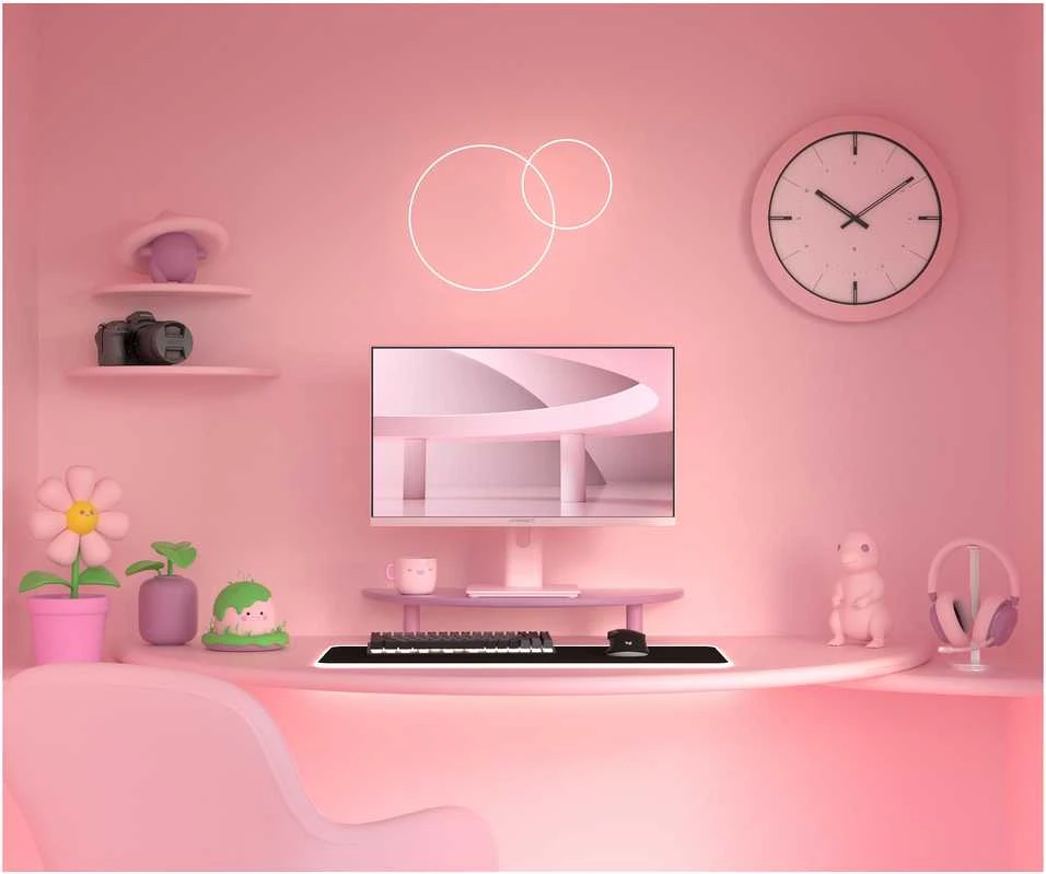 Monitorius JAPANNEXT 60,5 cm JN-I238FHD120F-HSP-PK 16:9 HDMI rožinis FHD