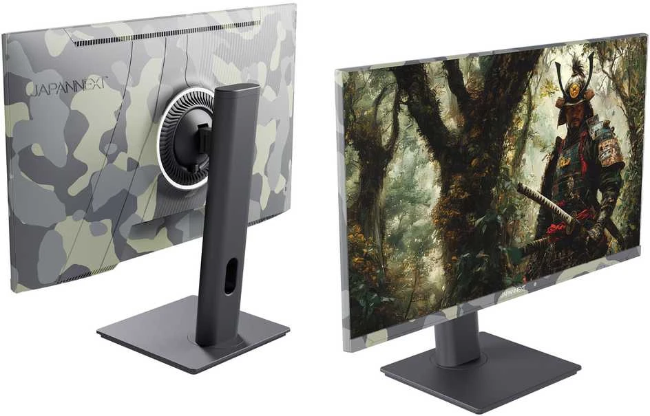 Carruzzo JAPANNEXT JN-IPS238FHD200F-HSP-CAMO kompiuterio monitorius 61 cm (24″) 1920 x 1080 pikseliai „Full HD“ LCD Juoda