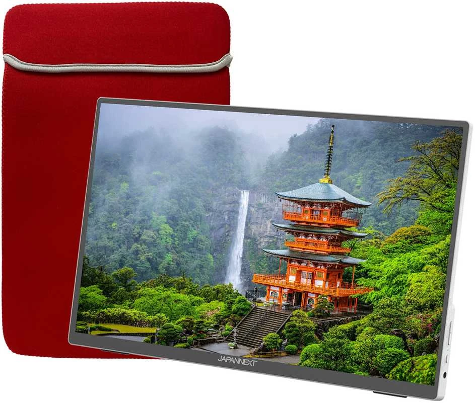 Carruzzo JAPANNEXT JN-MD-I156FHDR-T kompiuterio monitorius 39,6 cm (15.6″) 1920 x 1080 pikseliai „Full HD“ LED Lietimui jautrus ekranas Pilka