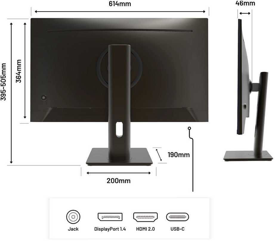 Monitorius JAPANNEXT 68,5 cm JN-IPS27FHDR-C65W-HSP 16:9 HDMI/DP FHD