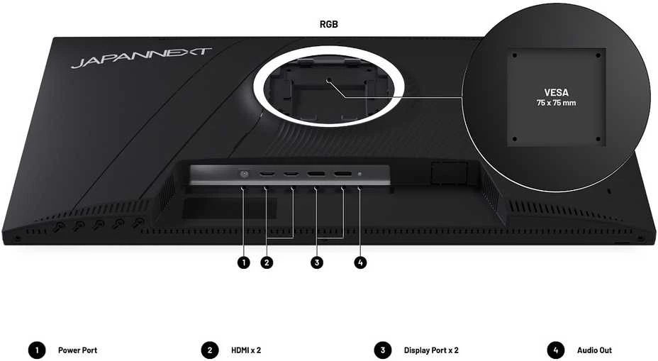 Monitorius JapanNext JN-I270WQHD300F-HSP