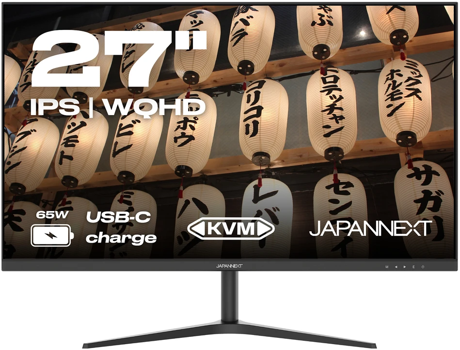 Monitorius JapanNext JN-IPS27WQHDR-C65W (S71013587)