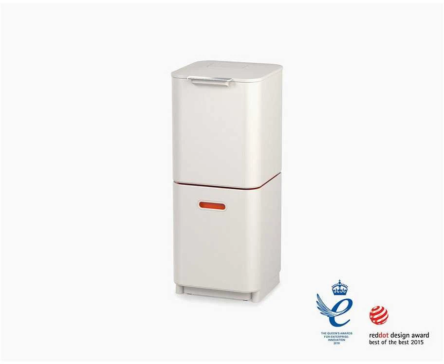 Joseph Joseph Joseph Šiukšliadėžė Joseph Waste Bin Totem 40 L Stone (30064)