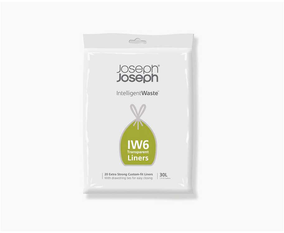 Joseph Joseph Joseph Bin Liners 20 vnt. , 30 L skaidrus
