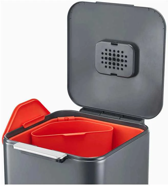 Joseph Joseph JJ-Krepšys do segregacji 40l Totem Compact grafito