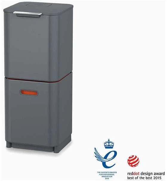 Joseph Joseph JJ-Krepšys do segregacji 40l Totem Compact grafito