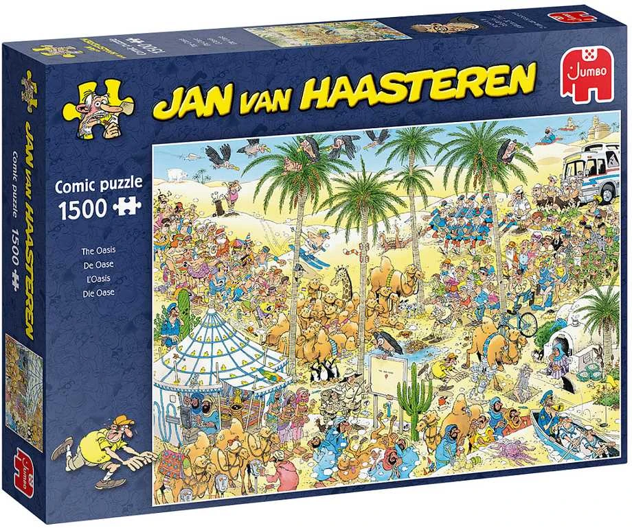 Dėlionė Jumbo Spiele Jumbo Jan van Haasteren Die Oase 1500 Teile Puzzle (19059)