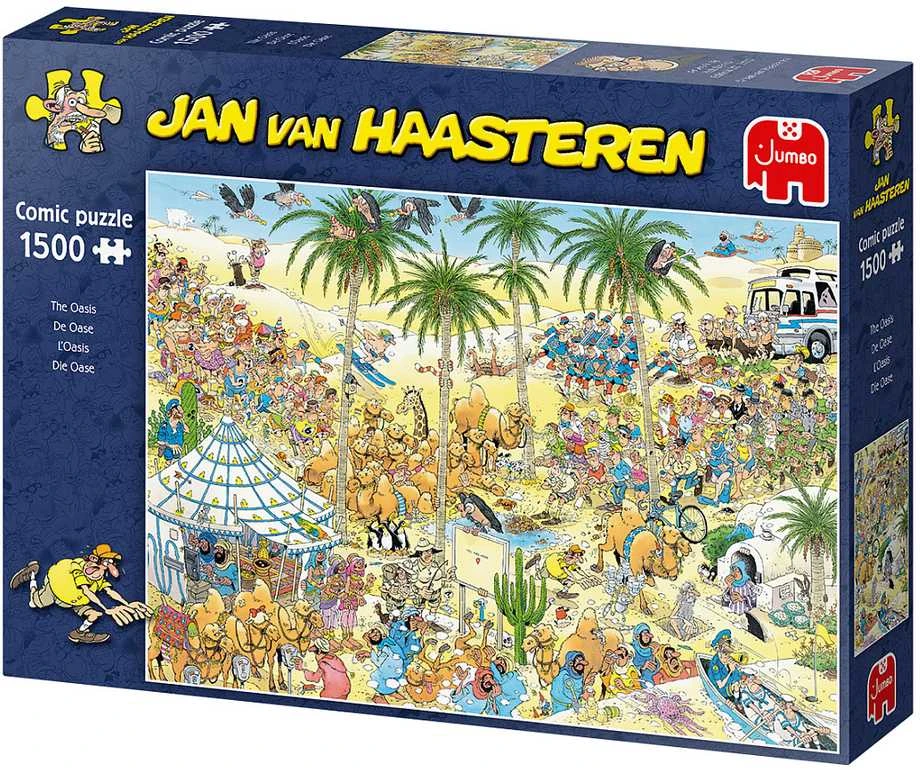Dėlionė Jumbo Spiele Jumbo Jan van Haasteren Die Oase 1500 Teile Puzzle (19059)