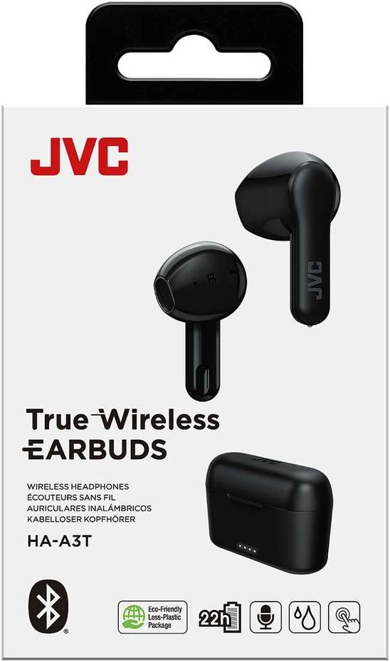 Belaidės Ausinės - JVC HA-A3T Bluetooth 5.1 Juodos