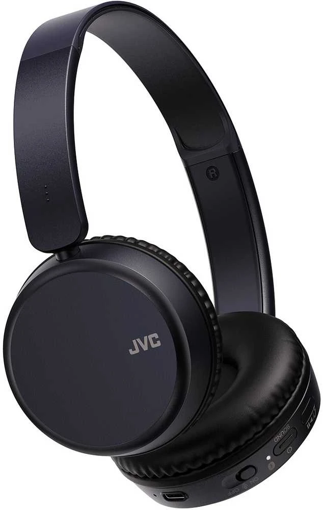 JVC, HA-S36W-AU, mėlynos sp. dinaminės ausinės, mikrofonas