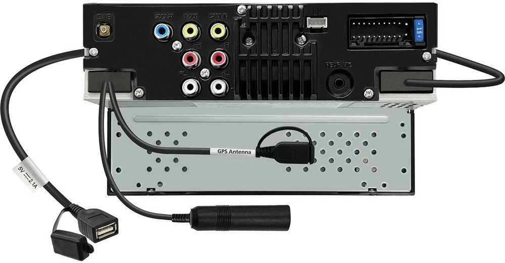 Automagnetola JVC, KW-M695DBW 2-DIN AV grotuvas su 6.8" ekranu, Bluetooth