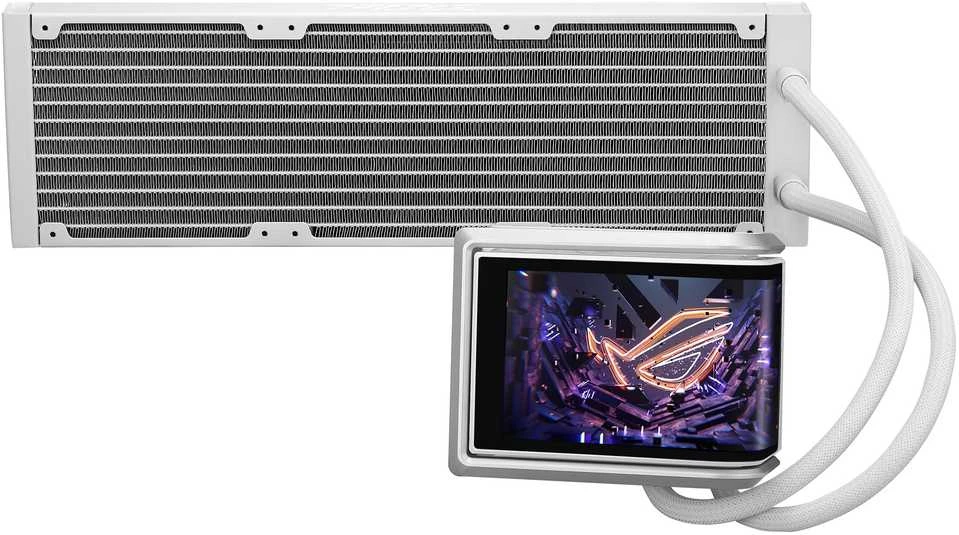 Asus ROG RYUO IV 360 ARGB Wht - viskas viename vandens aušinimas, 12 cm (baltas)