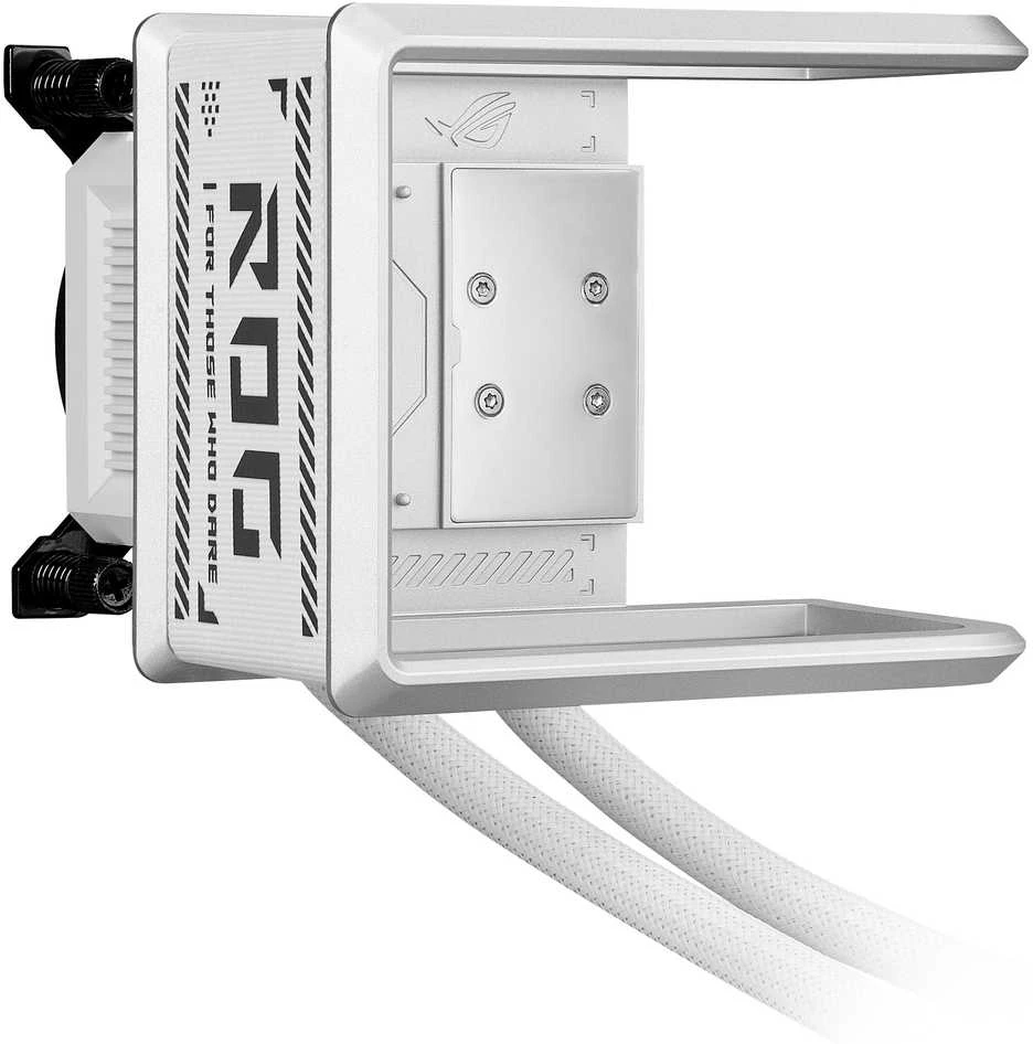 Asus ROG RYUO IV 360 ARGB Wht - viskas viename vandens aušinimas, 12 cm (baltas)