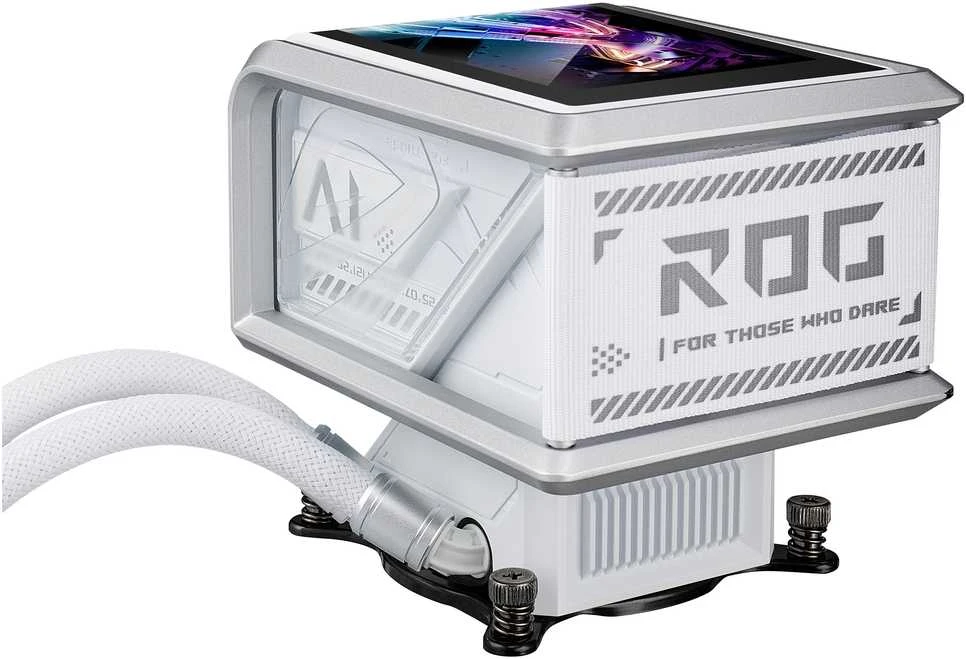 ASUS ROG Ryuo IV SLC 360 ARGB Baltas Edition Procesorius Universalusis skystinis aušintuvas 12 cm Balta