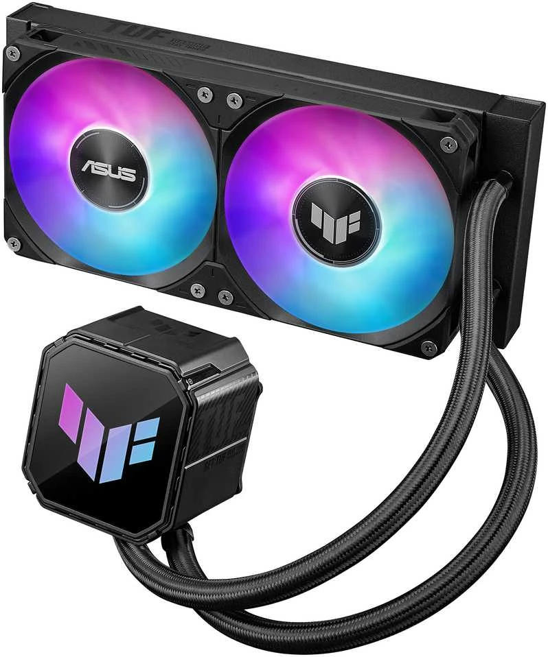 ASUS TUF GAMING LC III 240 ARGB procesorius. Viskas viename skysčio aušintuvas. 12 cm. Juodas.