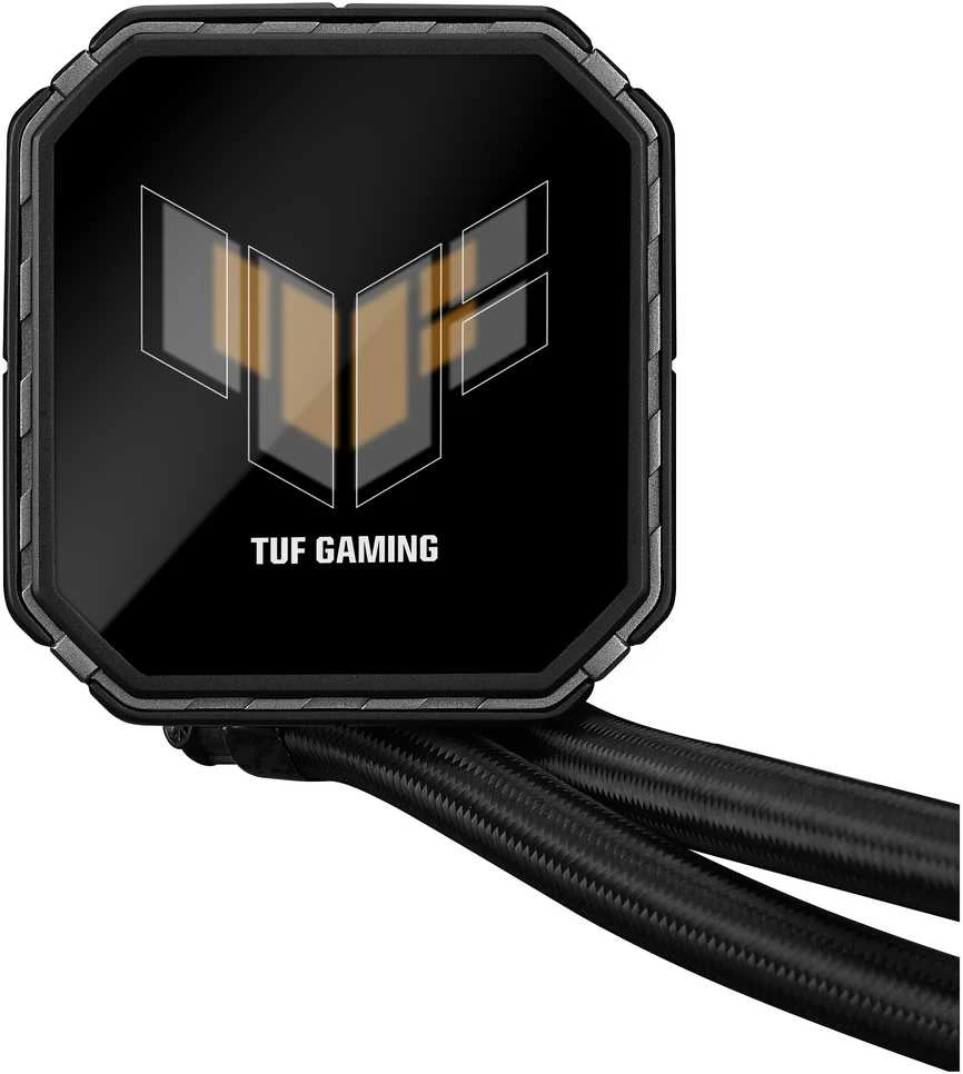 ASUS TUF Gaming LC III 360 ARGB LCD procesorius „viskas viename“ skysčio aušintuvas 12 cm Juodas 1 vnt.