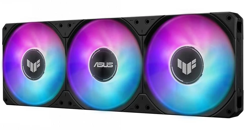 ASUS TUF Gaming LC III 360 ARGB LCD procesorius „viskas viename“ skysčio aušintuvas 12 cm Juodas 1 vnt.