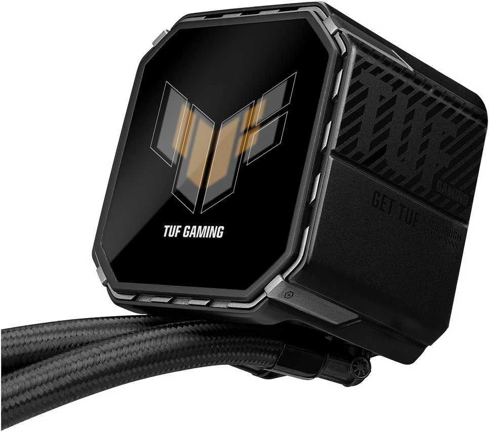ASUS TUF Gaming LC III 360 ARGB LCD procesorius „viskas viename“ skysčio aušintuvas 12 cm Juodas 1 vnt.