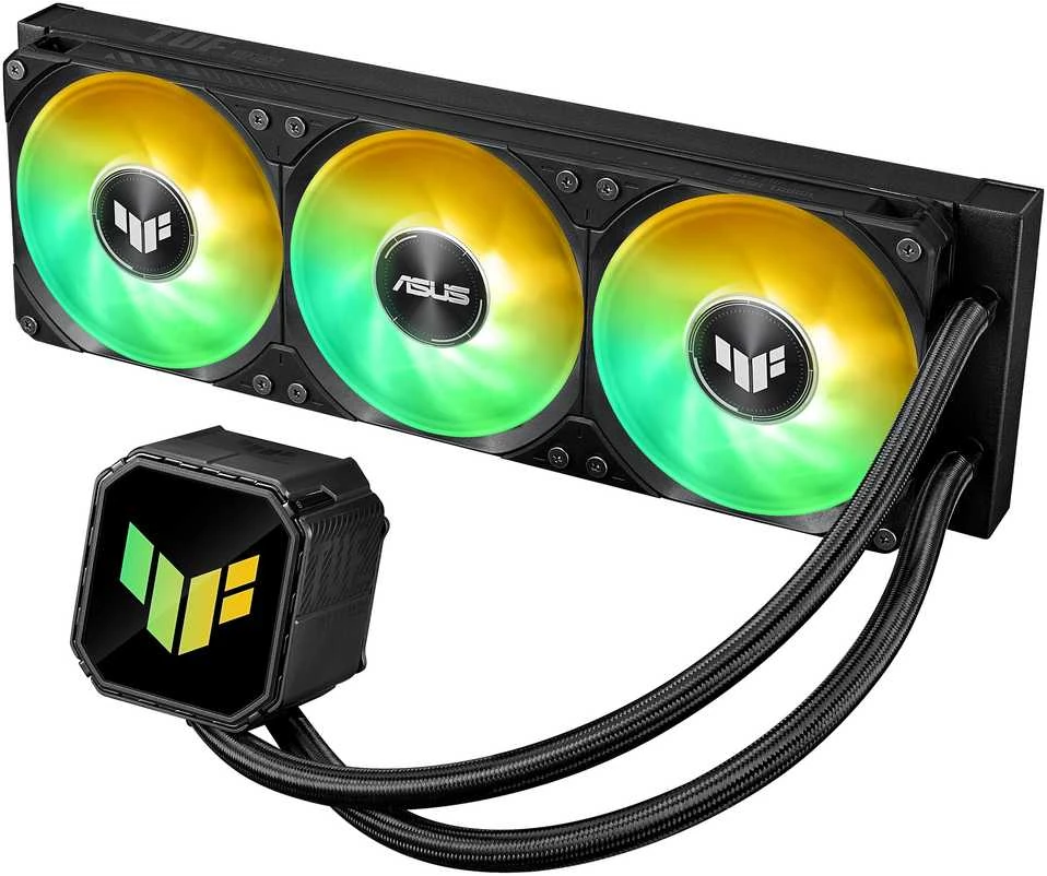 ASUS TUF GAMING LC III 360 ARGB procesorius. Viskas viename skysčio aušintuvas. 12 cm. Juodas.
