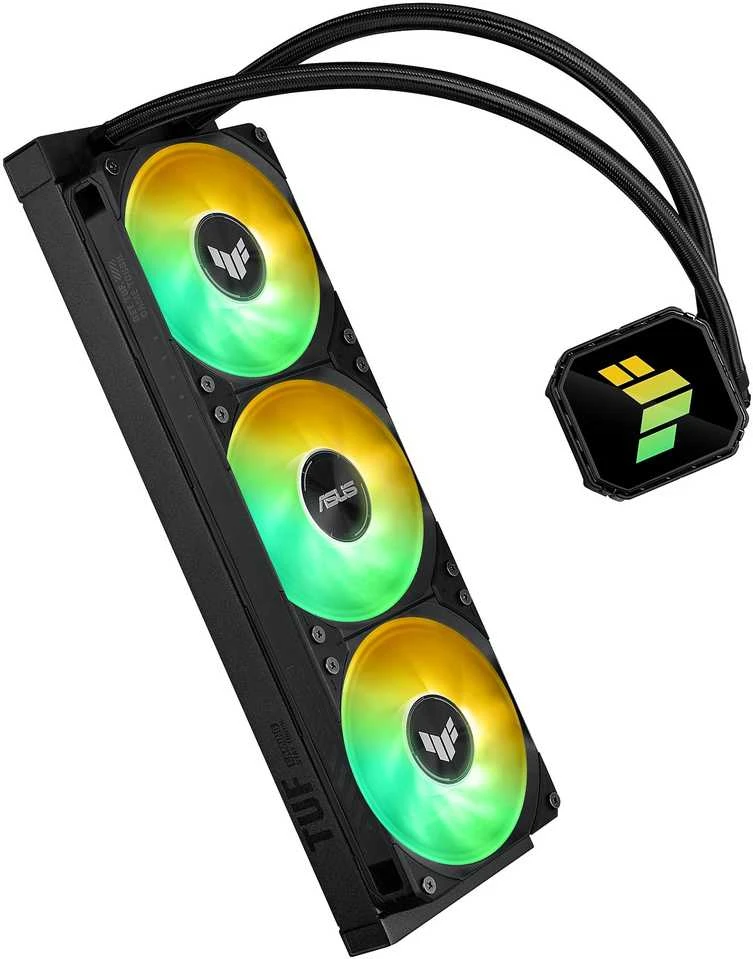 ASUS TUF GAMING LC III 360 ARGB procesorius. Viskas viename skysčio aušintuvas. 12 cm. Juodas.
