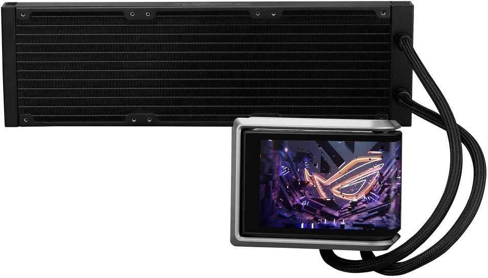 Asus ROG RYUO IV 360 ARGB - viskas viename vandens aušinimas, 12 cm (juodas)