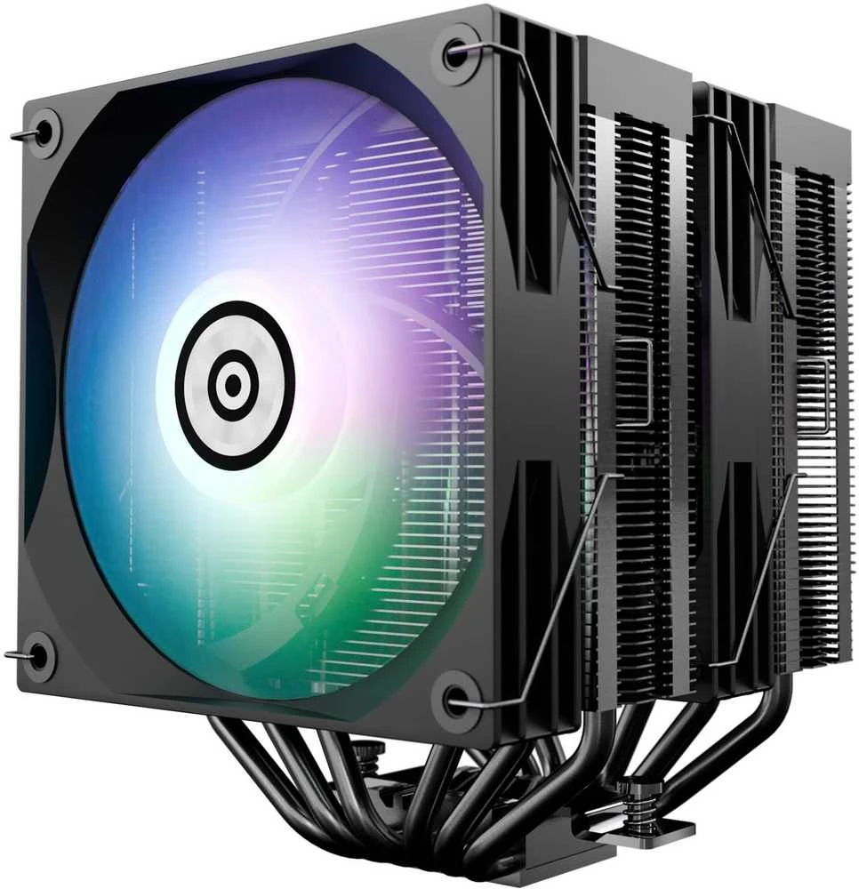 Enermax ETS-TD60D-ARGB Kompiuterio aušinimo sistema Procesorius Orinis aušintuvas 12 cm Juoda