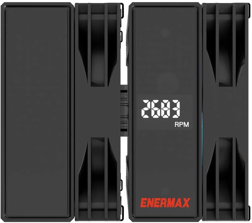 Enermax ETS-TD60D-ARGB Kompiuterio aušinimo sistema Procesorius Orinis aušintuvas 12 cm Juoda