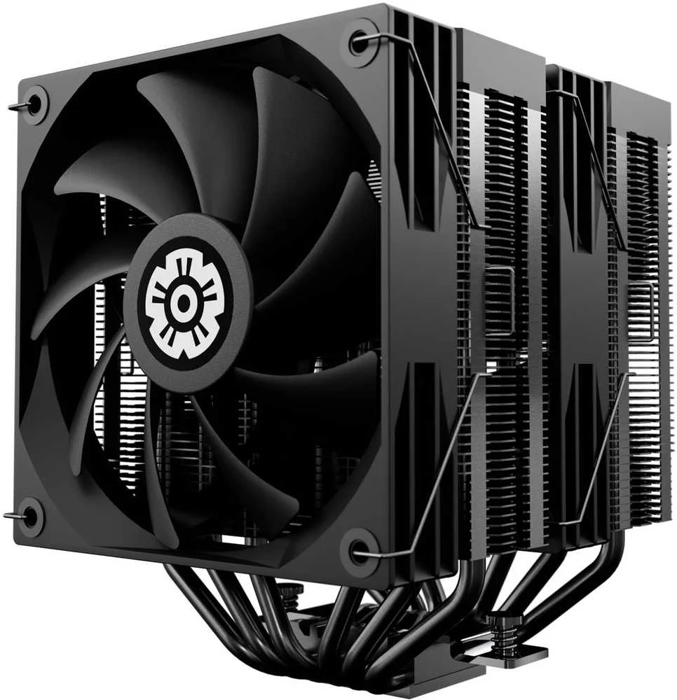 Enermax ETS-TD60D Kompiuterio aušinimo sistema Procesorius Orinis aušintuvas 12 cm Juoda