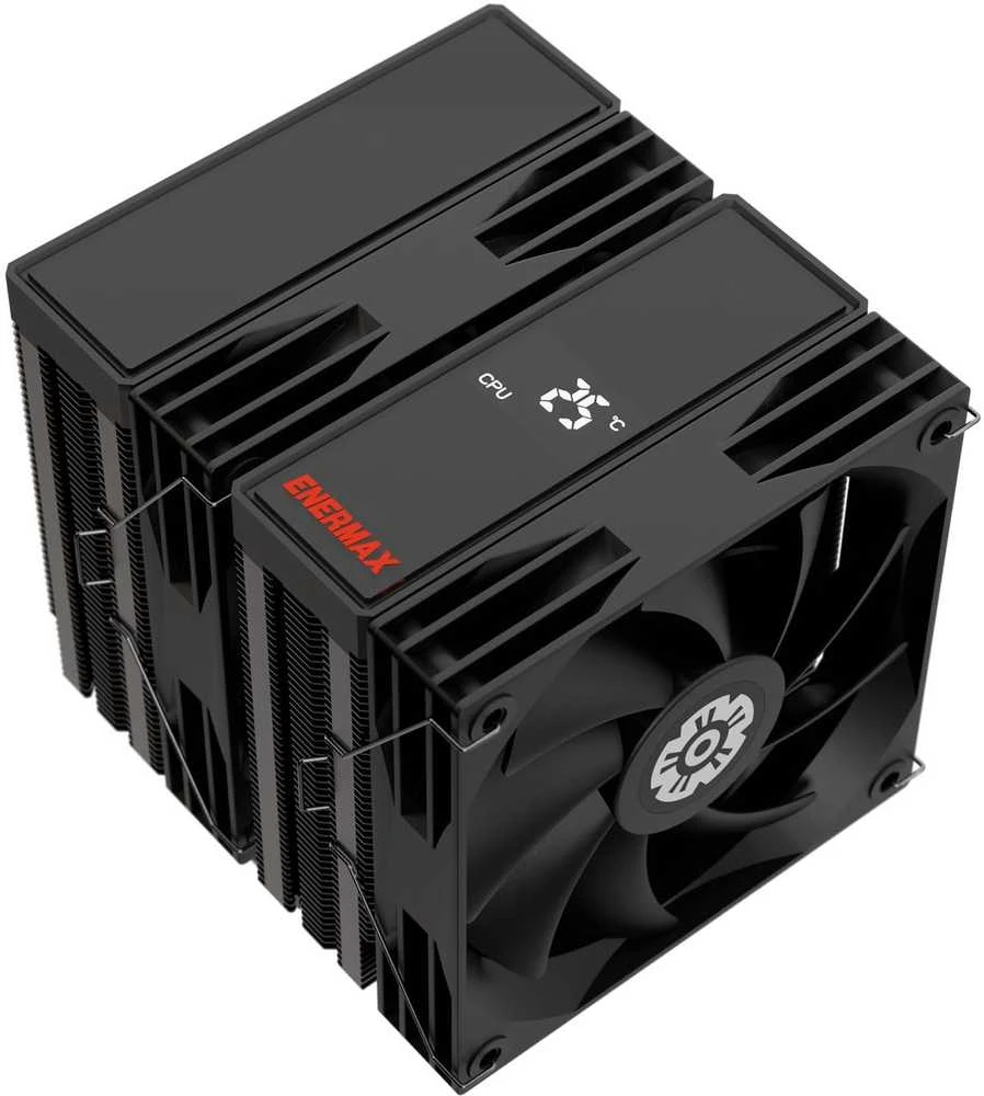 Enermax ETS-TD60D Kompiuterio aušinimo sistema Procesorius Orinis aušintuvas 12 cm Juoda