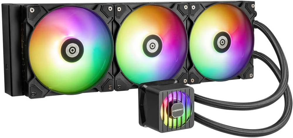 Enermax LIQMAXFLO 420 ARGB su RGB apšvietimu