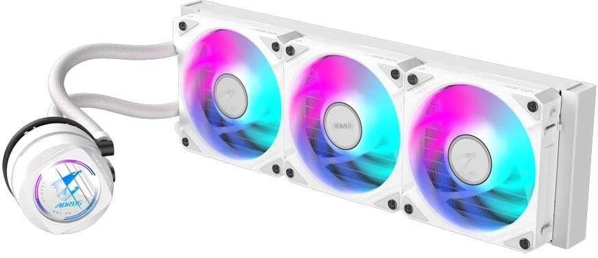 GIGABYTE AORUS WATERFORCE II 360 ICE aušinimo sistema su RGB