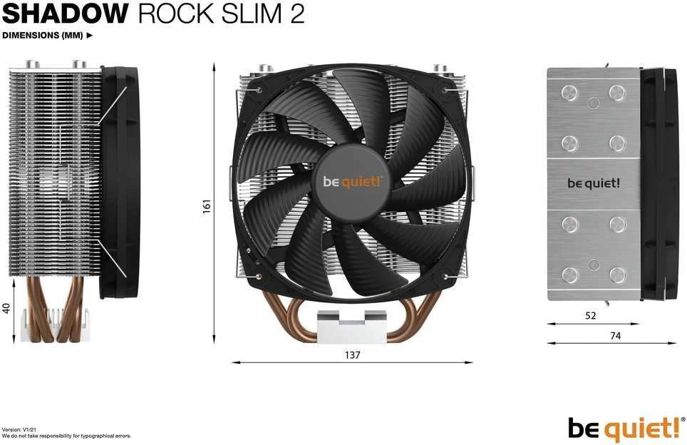 LISTAN BE QUIET SHADOW ROCK SLIM 2