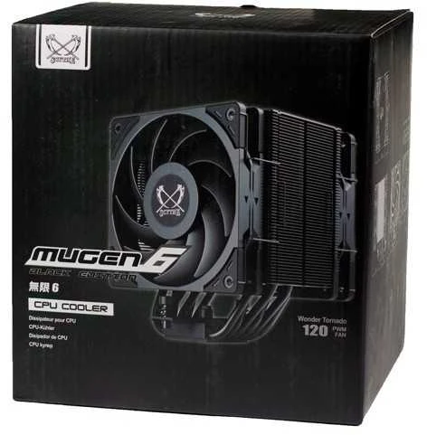 CPU aušintuvas Scythe Scythe Mugen 6 Dual Fan Juodas Edition, CPU cooler (juodas)