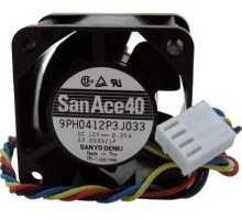 Sanyo Denki San Ace 40 aušinimo ventiliatorius su jungtimi