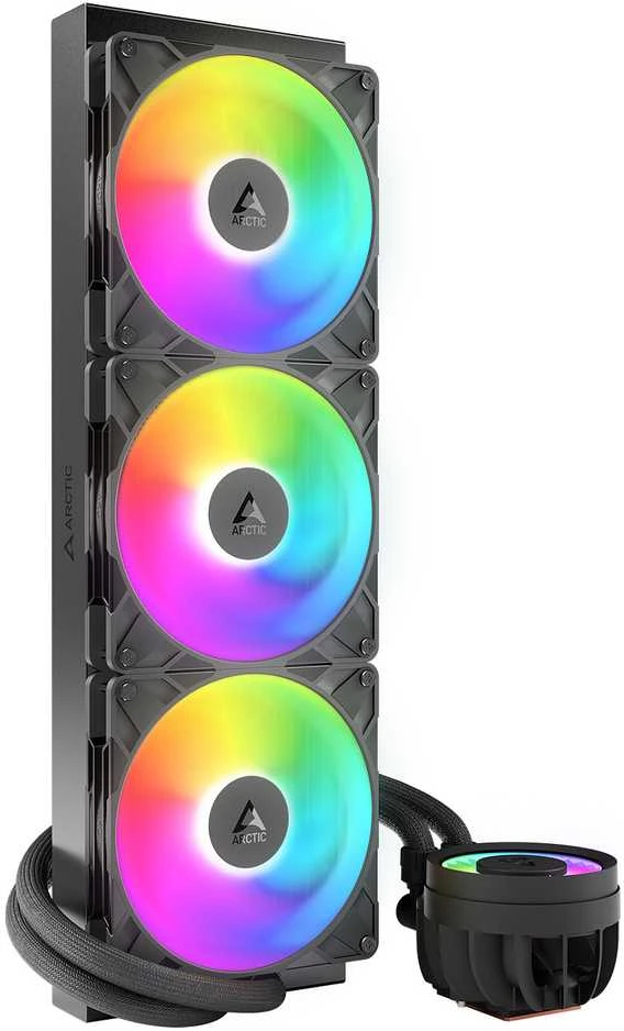Arctic Cooling ARI ARCTIC Liquid Šaldiklis III Pro 420 A-RGB Procesorius Universalusis skystinis aušintuvas 14 cm Juoda
