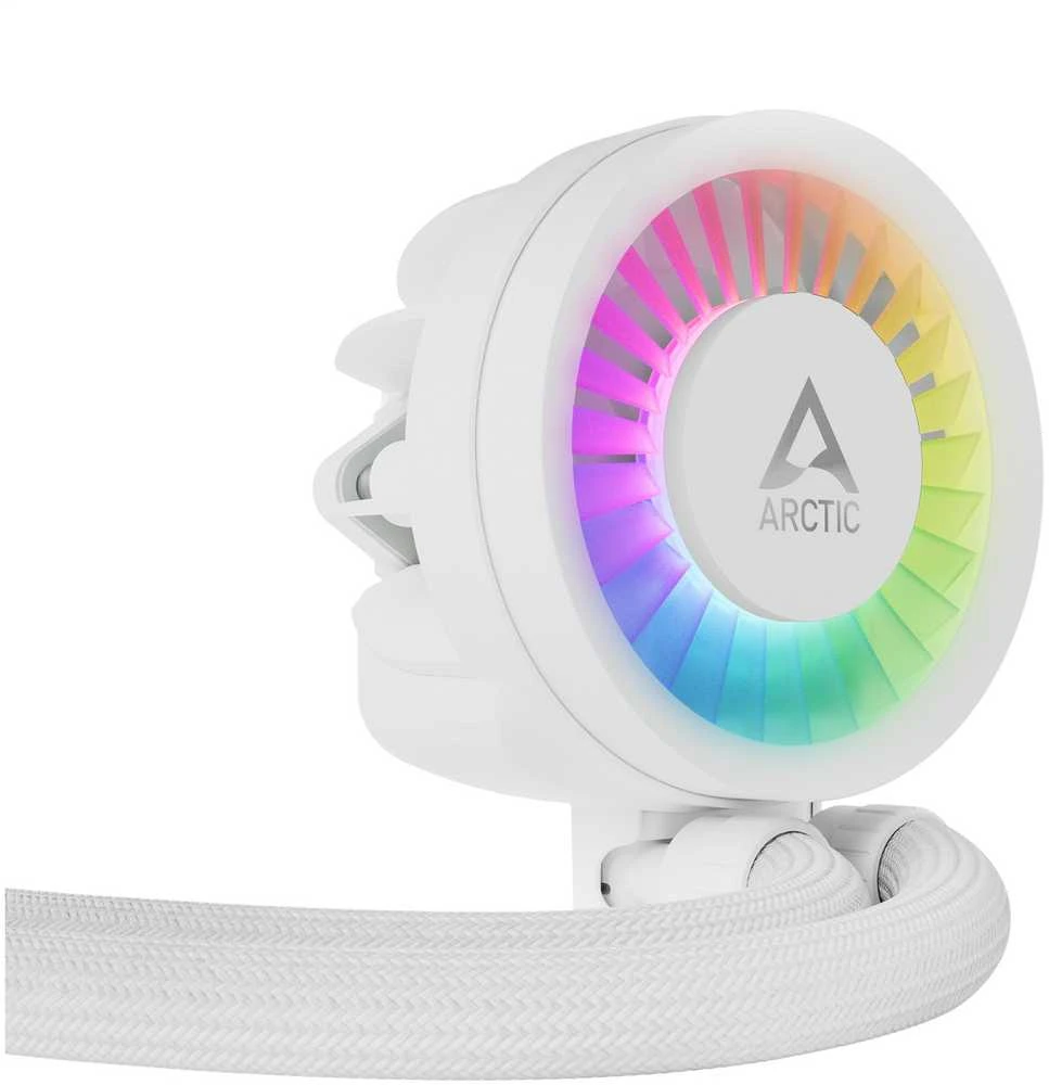 ARCTIC Liquid Šaldiklis III - 280 A-RGB procesoriaus aušintuvas, baltas