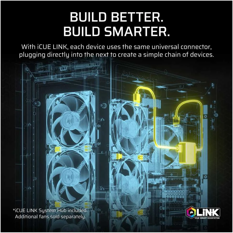 Corsair iCUE LINK TITAN 360 RX LCD Processor Oro vėsintuvas 12 cm Juodas 1 pc(s)