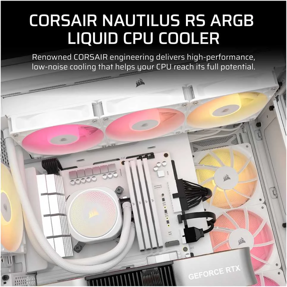 „Corsair NAUTILUS 240 RS ARGB CW-9060092-WW“ ausinės