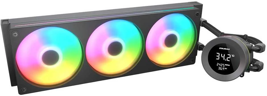 Cougar Poseidon 360 mm aušintuvas su LCD ekranu